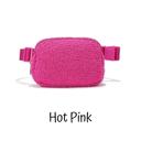 Hot Pink Hot Pink Sherpa Belt Bag