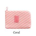 Coral Pink Digital Accessory Bag