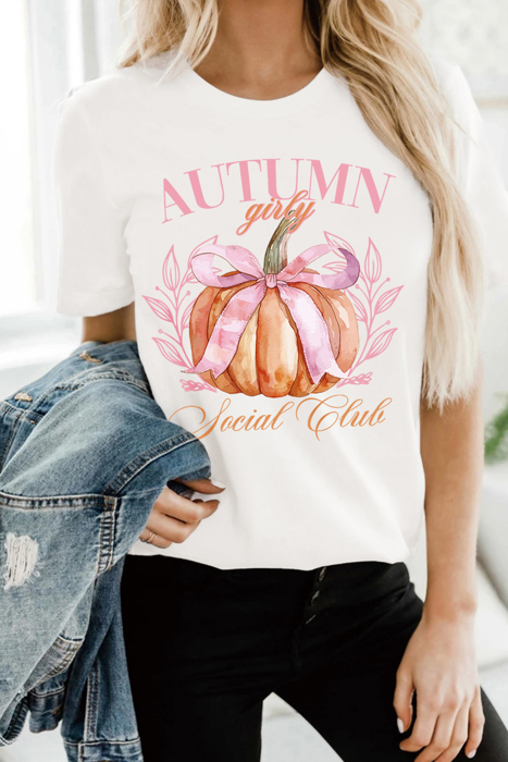 Autumn Girly Social Club Graphic Tee