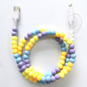  2 in 1 Pearl Beaded USB - C Charging Cord 