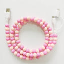  2 in 1 Pearl Beaded USB - C Charging Cord 