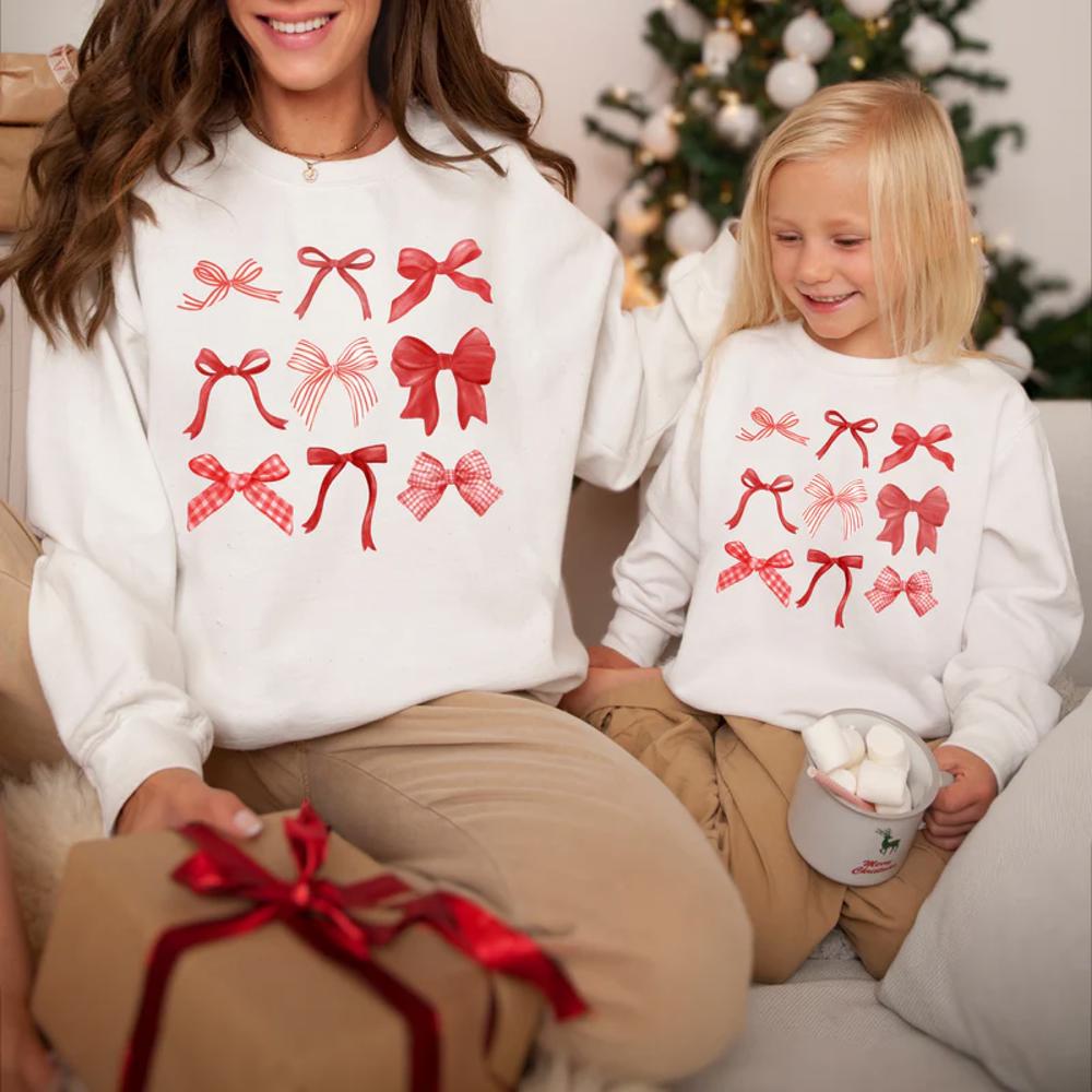 Christmas Coquette Toddler Sweatshirt 