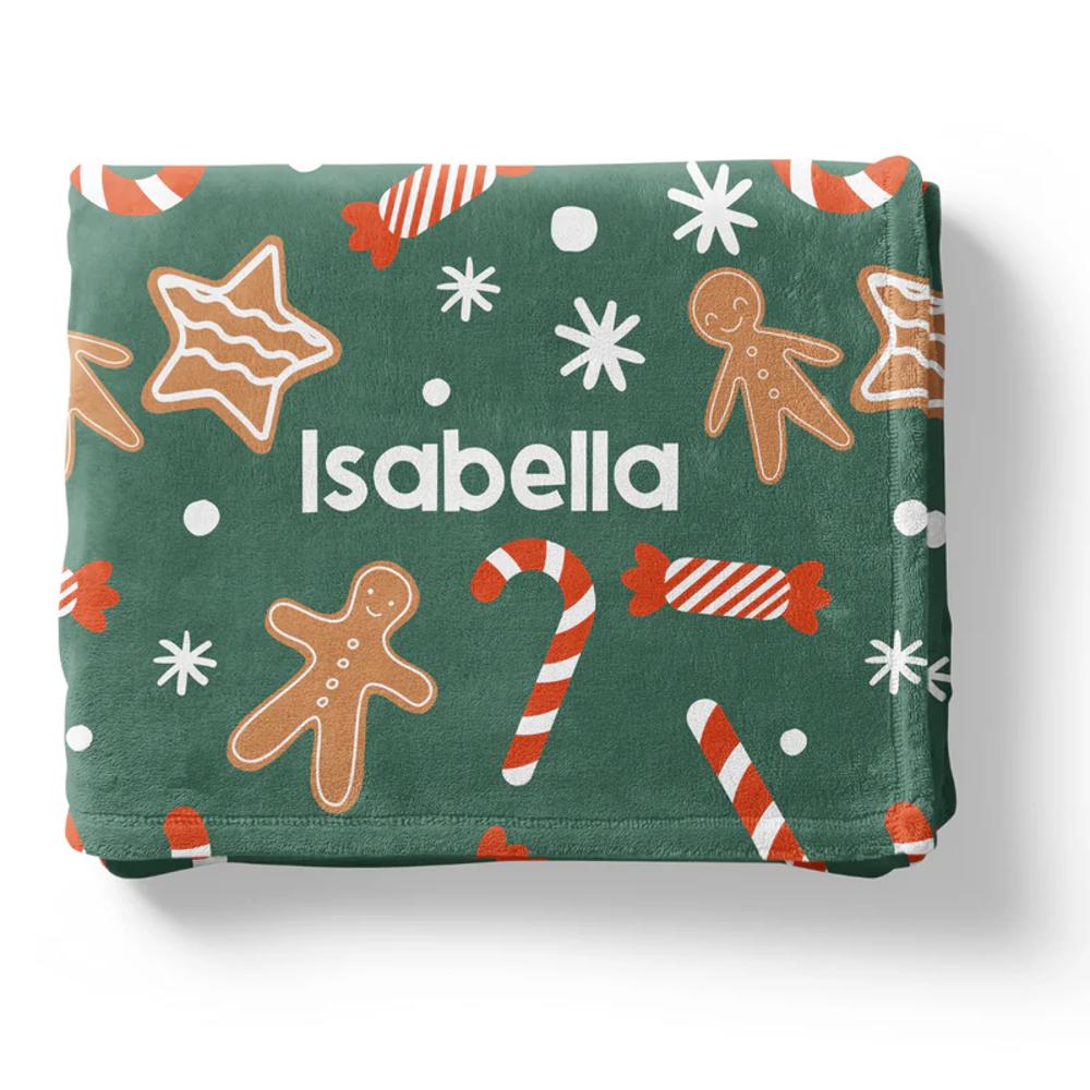 Cookies and Candy - Personalized Blanket