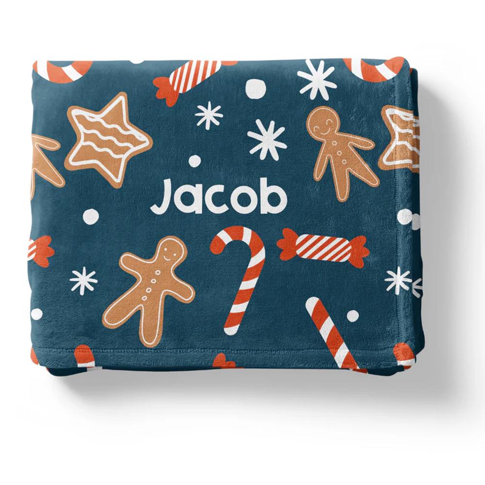 Cookies and Candy - Personalized Blanket