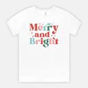  Merry & Bright Retro Adult Tee