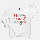  Merry & Bright Retro - Sweatshirt