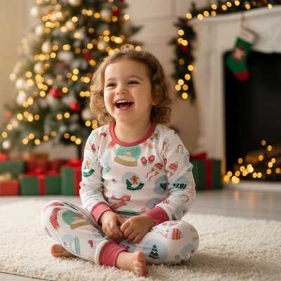 Christmas Toddler Bamboo Pajamas