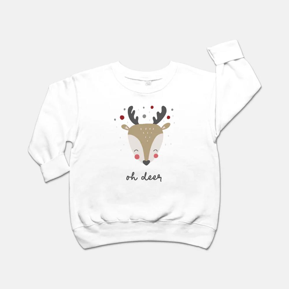 Oh Deer - Adult Holiday Sweatshirt