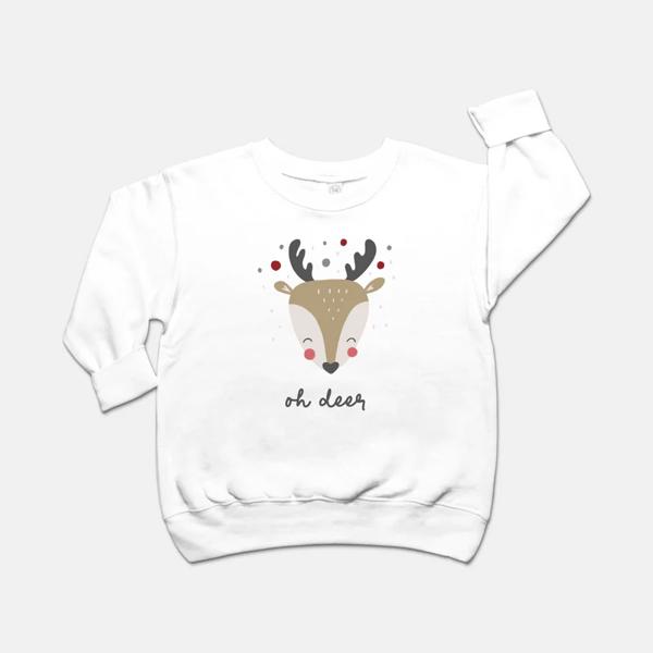 Oh Deer - Adult Holiday Sweatshirt