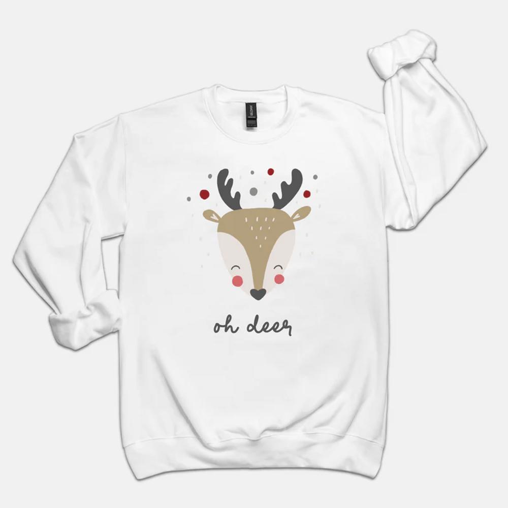 Oh Deer - Toddler Holiday Sweatshirt