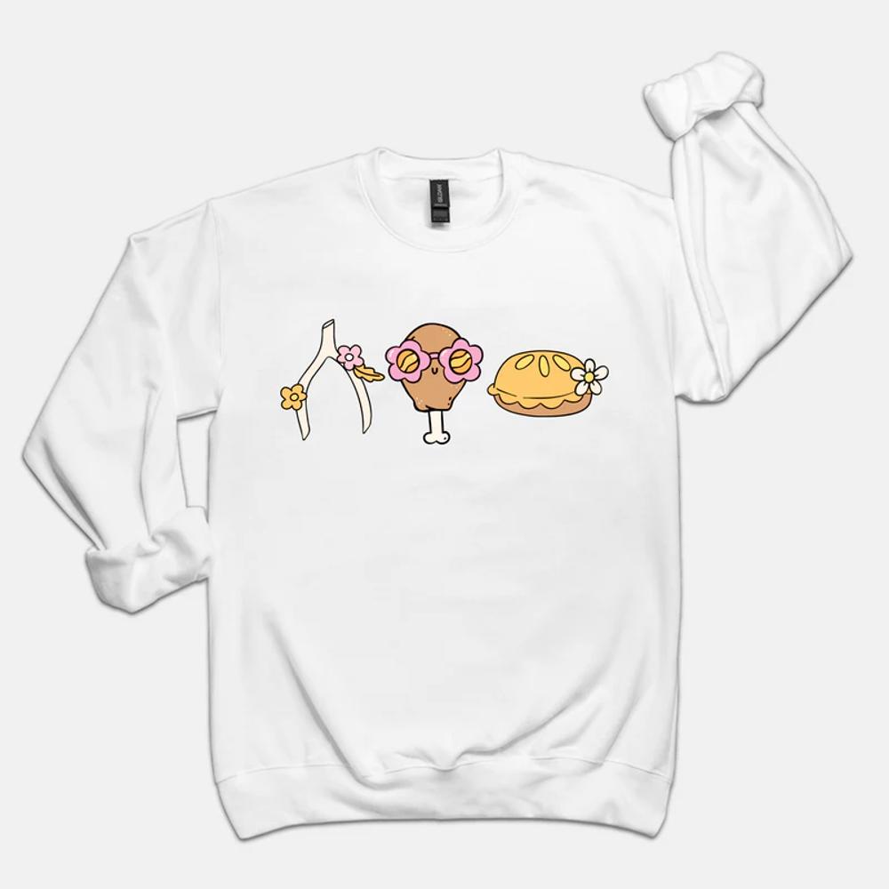 Retro Thanksgiving Adult Sweatshirt