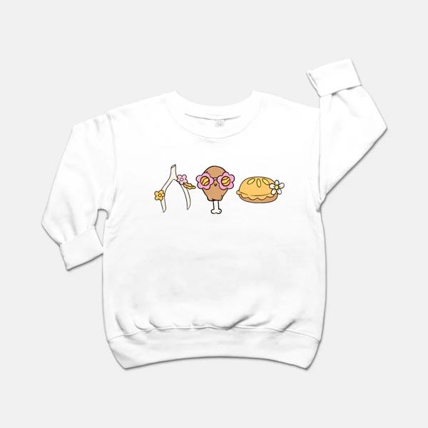 Retro Thanksgiving Toddler Sweatshirt