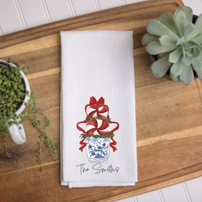 The Holiday Hostess Collection - The Navy Knot Kitchen Towels