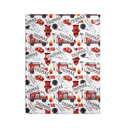  Personalized Fireman Truck Blanket