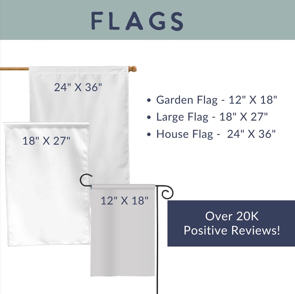 Christmas Garden Flag - Pastel Candy Cane