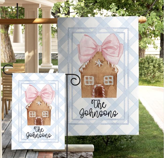 Gingerbread House - Custom Flag