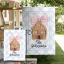 Garden Flag - 12 x 18"  Gingerbread House - Custom Flag