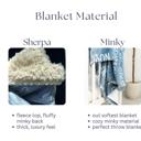 Minky 50 x 60  Personalized Boho Name Blanket