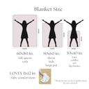 30 x 40 Minky Minky Personalized Name Blanket - Font Duo