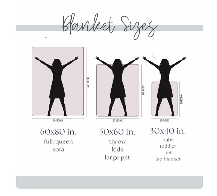 Personalized Valentine Blankets - Three Sizes