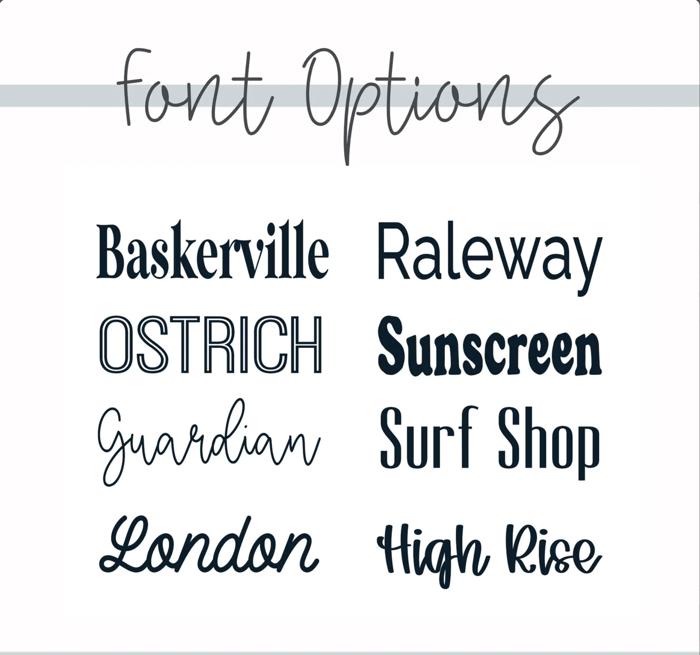 Personalized Beach Towels - 19 Designs