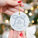  Personalized Just Married Ornament
