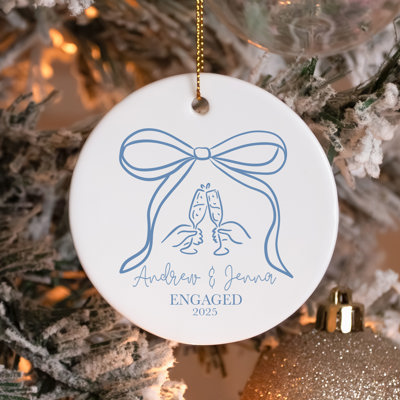 Personalized Just Married Ornament