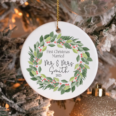 First Christmas Ornament Wedding Gift