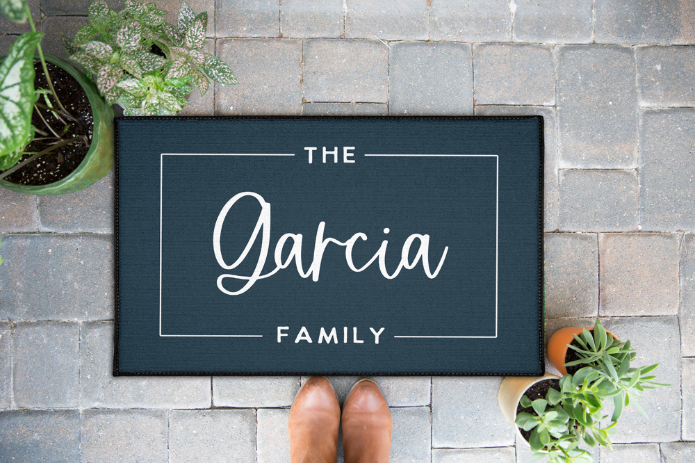 Custom Family Name Door Mat