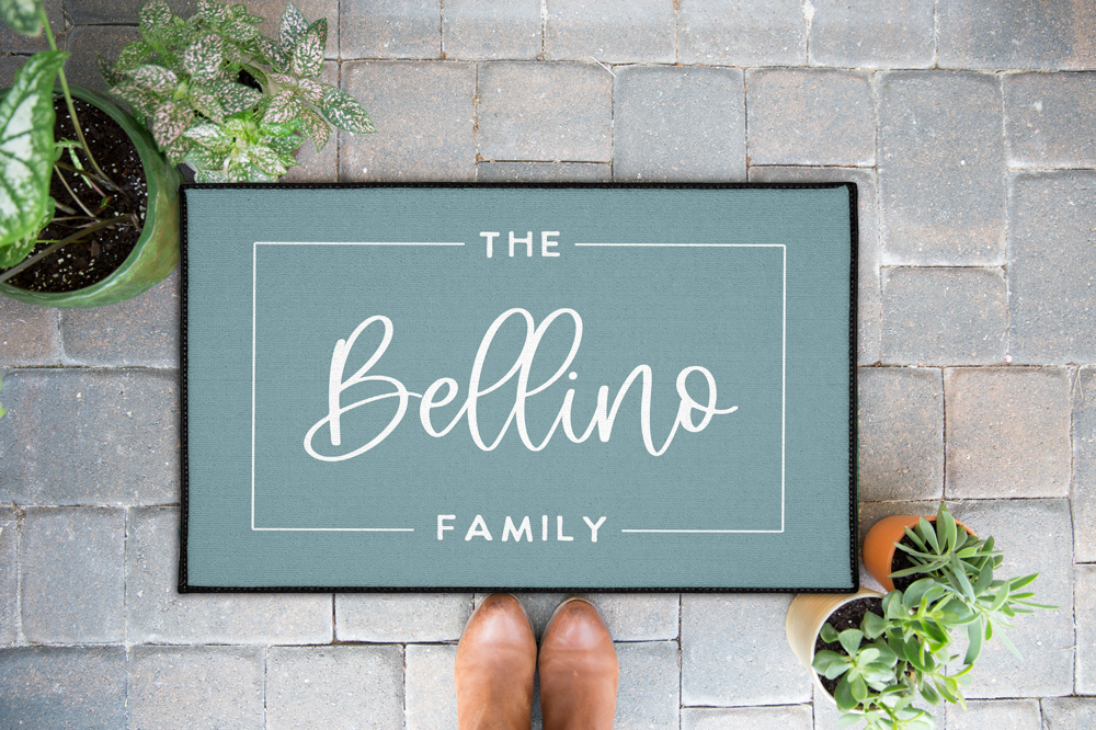 Custom Family Name Door Mat