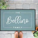  Custom Family Name Door Mat