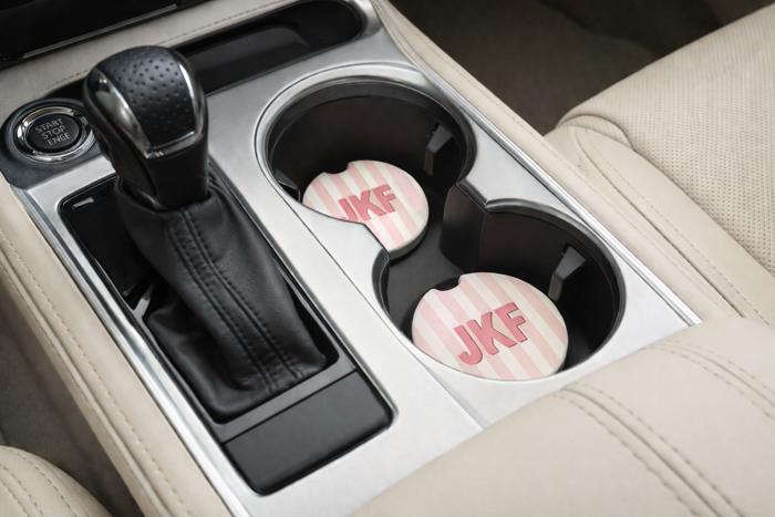 Personalized Car Coasters - Set of Two