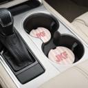  Personalized Car Coasters - Set of Two