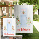  Christmas Garden Flag - Pastel Welcome Porch