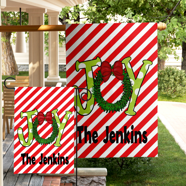 Christmas Garden Flag - Holiday Joy