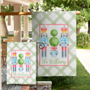  Christmas Garden Flag - Chinoiserie Nutcracker