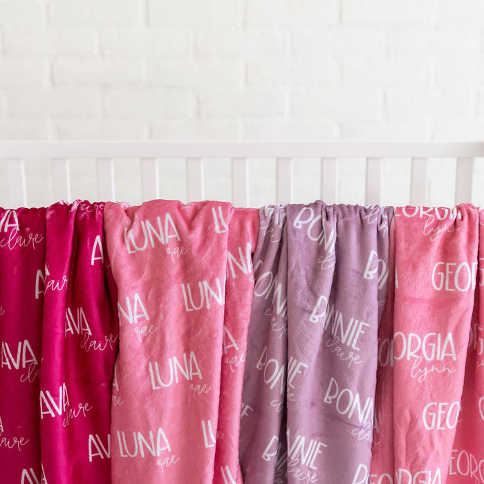 Custom Name Blanket Font Duo - 50 x 60