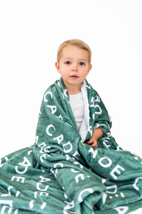 Baby/ Toddler Name Blanket - 30" x 40" 