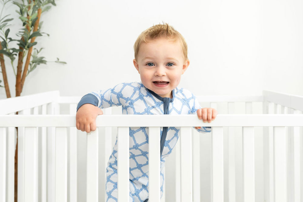 Bamboo Baby Pajamas - Nautical Knots