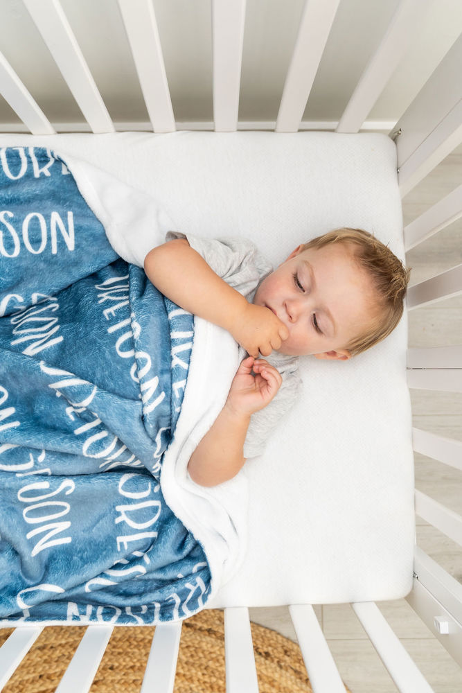 30x40 Minky Name Blanket