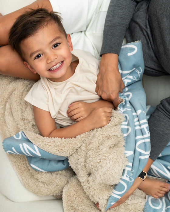 Personalized Blanket - Kids Name Blanket, Baby Blanket