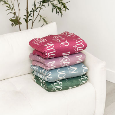 Personalized Blanket - Kids Name Blanket, Baby Blanket