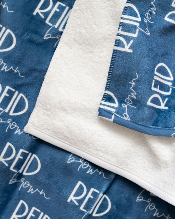 Personalized Toddler Hooded Bath Wrap - 24" x 48"