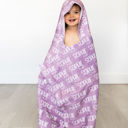  Personalized Toddler Hooded Bath Wrap - 24" x 48"