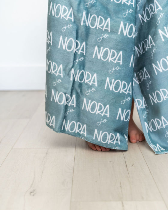 Personalized Toddler Hooded Bath Wrap - 24" x 48"