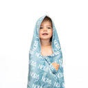  Personalized Toddler Hooded Bath Wrap - 24" x 48"