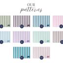  Personalized Desk Mat  - Cabana Stripes