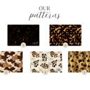  Monogrammed Animal Print Desk Mats - 4 sizes