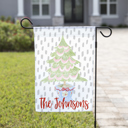  Christmas Garden Flag - Pastel Potted Tree