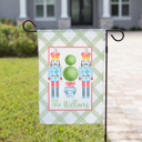  Christmas Garden Flag - Chinoiserie Nutcracker